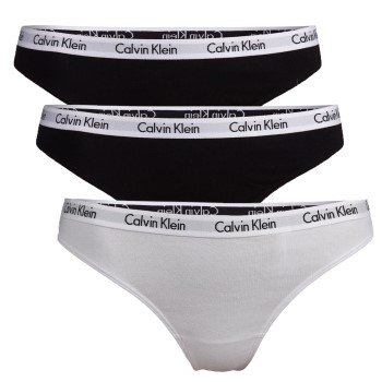 Calvin Klein Trosor 3P Carousel Bikinis Rosa/Gul bomull Small Dam