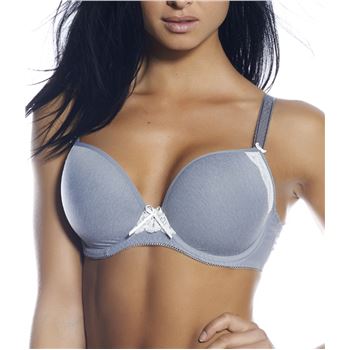 Freya Women's Deco Delight Underwire Molded Plunge Bra, Dove, 28GG at   Women's Clothing store