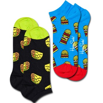 Läs mer om Happy socks Strumpor 2P Foodie Low Sock Flerfärgad bomull Strl 36/40