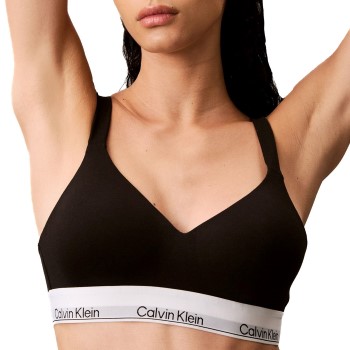 Calvin Klein BH Modern Cotton Lift Bralette Vit/Blå Medium Dam | apparel & accessories - clothing - underwear & socks - bras | ModeLejon