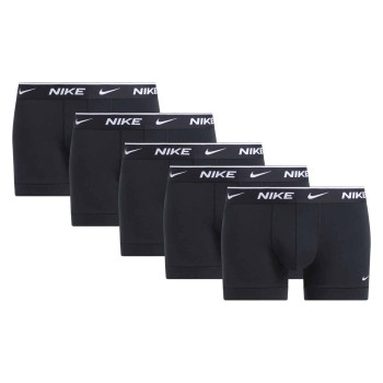 Nike Kalsonger 5P Essentials Cotton Stretch Trunk 314 Svart/Grå bomull X-Large Herr | apparel & accessories - clothing - underwear & socks - underwear | ModeLejon