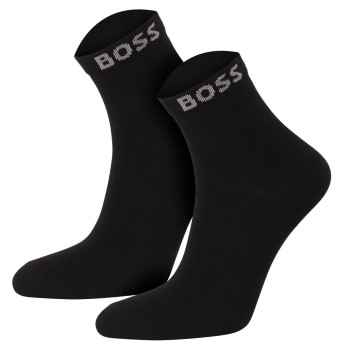 Läs mer om BOSS Cotton Mix Ankle Sock Strumpor 2P Marin Strl 39/42 Herr