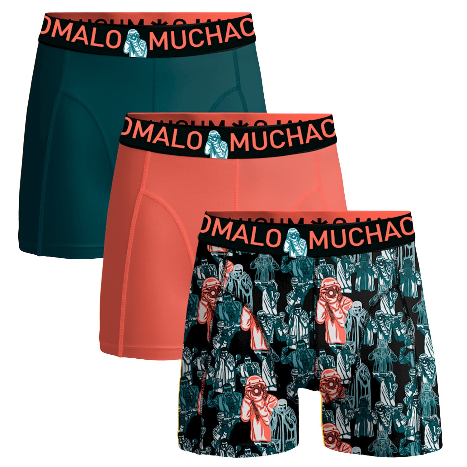 Muchachomalo Cotton Stretch Camera Boxer