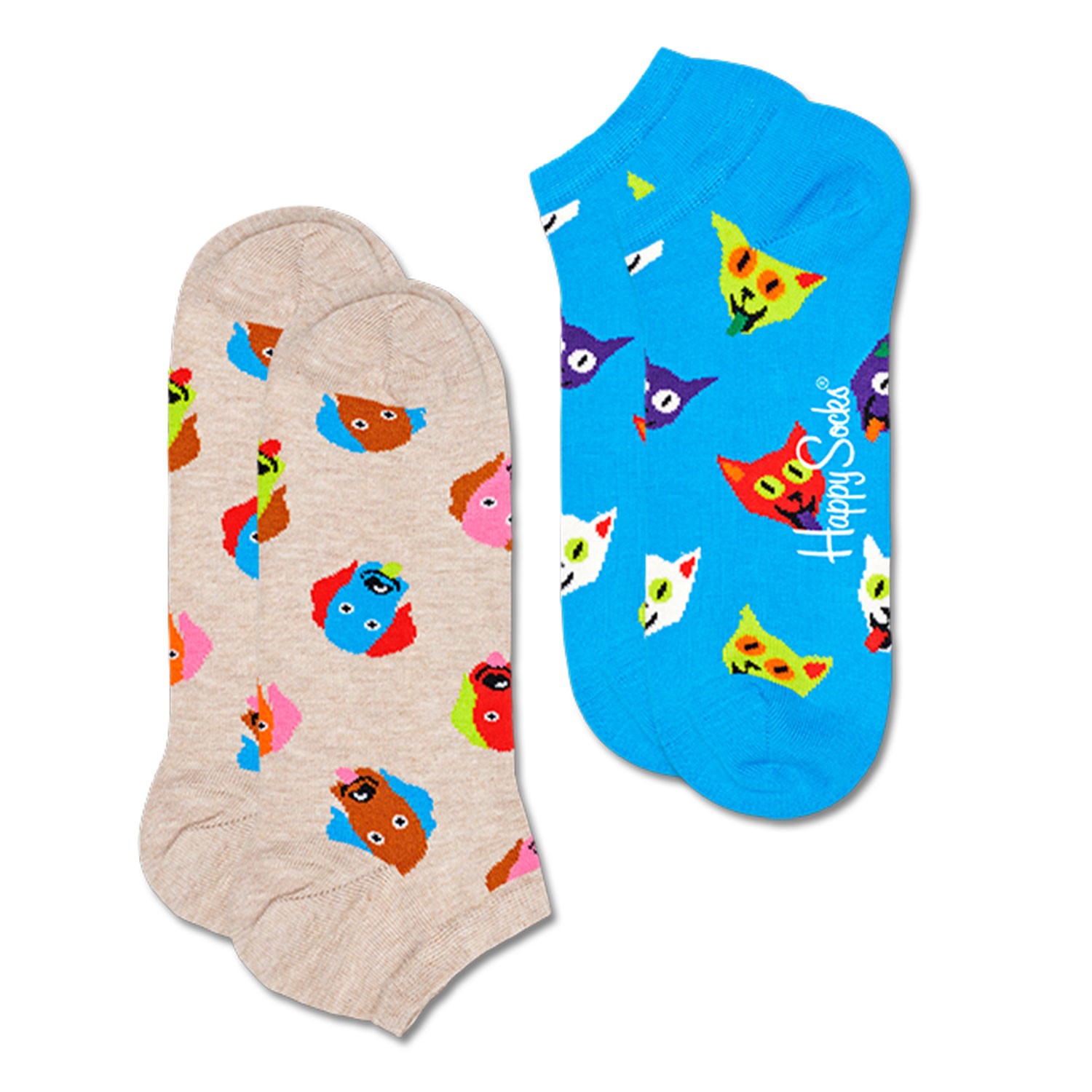 Happy Socks Cat And Dog Low Socks