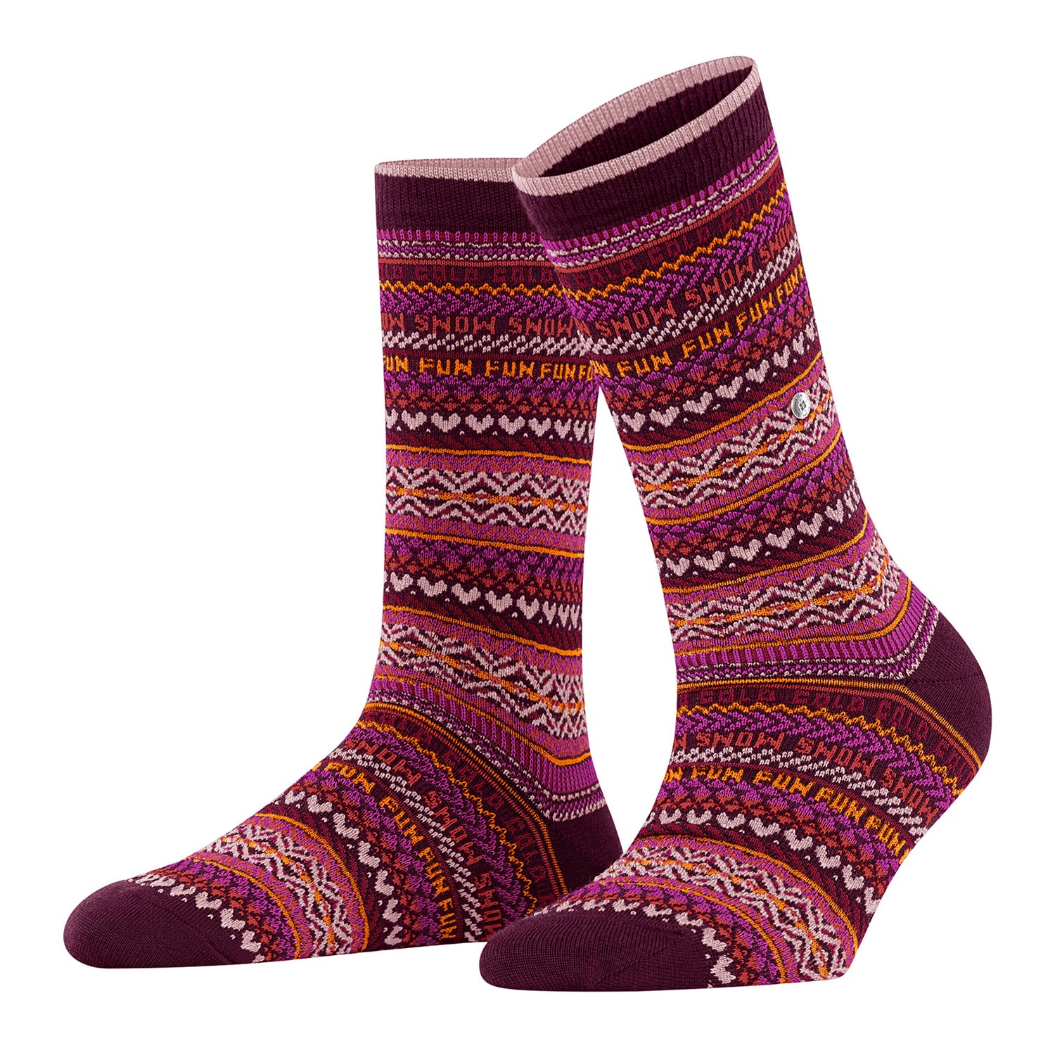 Burlington Snow Fair Isle Socks