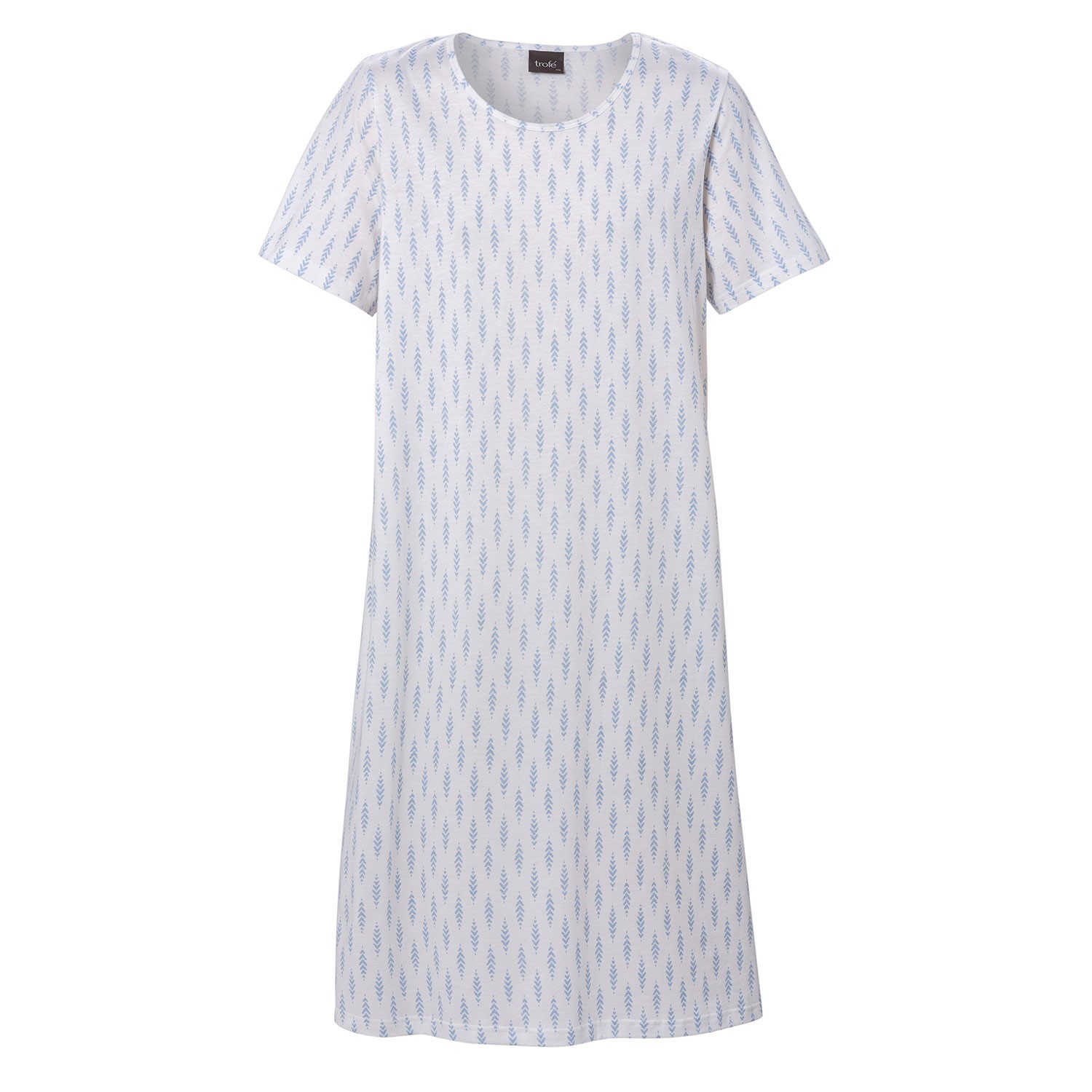 Trofe Soft Leaf Short Sleeved Nightdress