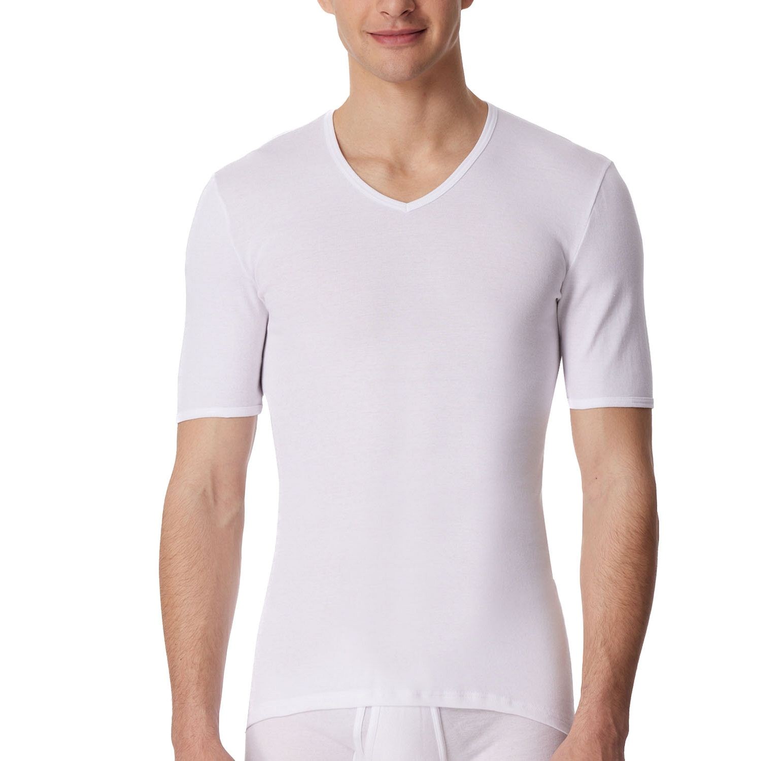 Schiesser Short Sleeve V-Neck Shirt