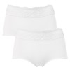 2-Pack Trofe Lace Trimmed Maxi Briefs