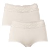 2-Pack Trofe Lace Trimmed Maxi Briefs