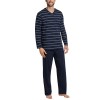 Schiesser Day and Night Long Stripe Pyjama 3XL-5XL