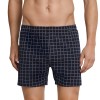 Schiesser Day and Night Check Boxershorts 3XL