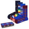 4-Pack Happy Socks Navy Gift Box 650