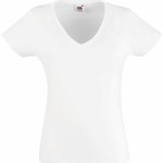 Fruit of the Loom Lady Fit Valueweight V-neck T