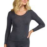 Damella Wool And Silk Long Sleeve Top