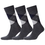 3-Pack Burlington Edinburgh Wool Sock