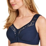 Miss Mary Cotton Lace Soft Bra Front Closure