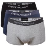 3-Pack Armani Pure Cotton Trunks