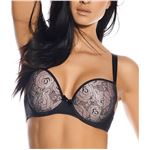 Freya Deco Darling Moulded Plunged Bra Black