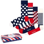 4-Pack Happy Socks Stripe Socks Gift Box