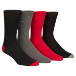 4-Pack Calvin Klein Freddie Bonus Heel Toe Sock