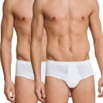 2-Pack Schiesser Original Classics Fine Rib Sport Briefs