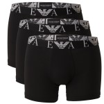 3-Pack Emporio Armani Monogram Cotton Boxers