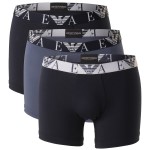 3-Pack Emporio Armani Monogram Cotton Boxers