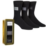 3-Pack Calvin Klein Forbes Logo Patch Socks Gift Box