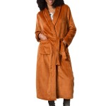 Trofe Silk Fleece Robe Long Sleeve