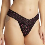 2-Pack Hanky Panky Cross Dyed Leopard Original Rise Thong