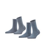 2-Pack Falke Women Happy Stripe Socks