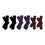 6-Pack Topeco Men Bamboo Printed Socks