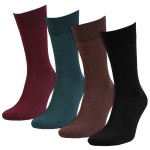 4-Pack Amanda Christensen Bamboo Crew Socks