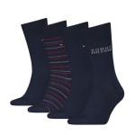4-Pack Tommy Hilfiger Men Classic Socks Tin Giftbox 