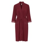 Damella Viscose Plain Lace Robe 