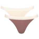 2-Pack Sloggi GO Ribbed Tanga