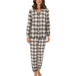 Lady Avenue Cotton Flannel Pyjamas