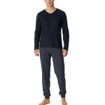 Schiesser Casual Essentials Long Sleeve Pyjamas 