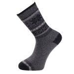 Trofe Knitted Patterned Wool Sock  