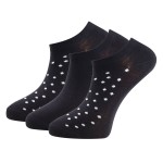 3-Pack Trofe Cotton Dot Sneaker Socks