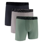 3-Pack Under Armour Performance Tech Solid 6in Boxers