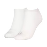 2-Pack Calvin Klein Shiny Logo Sneaker Socks