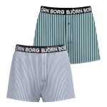 2-Pack Björn Borg Cotton Stretch Woven Boxer Shorts