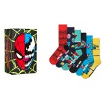6-Pack Happy Socks Marvel Spider Man and Venom Gift Set