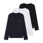 3-Pack BOSS Long Underwear Shirt