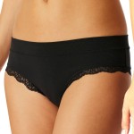 Schiesser Unique Cotton Lace Brazilian Brief