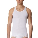2-Pack Schiesser Fine Ribbed Undershirts 3XL-4XL