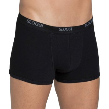 Läs mer om Sloggi Kalsonger For Men Basic Shorts Svart bomull X-Large Herr