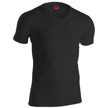 JBS Basic 13720 T-shirt V-neck Svart bomull Medium Herr