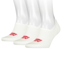 3-Pack Levis Footie High Rise Batwing Logo Socks